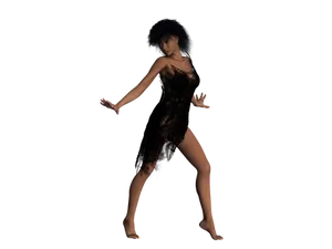 Elegant Dance Pose3 D Model