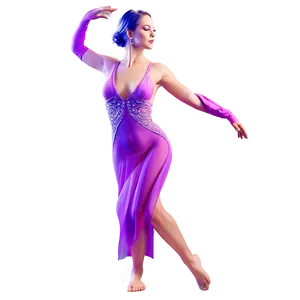 Elegant Dancer Figure PNG 06242024