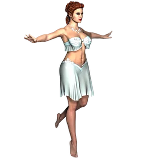 Elegant Dancer3 D Model