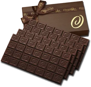 Elegant Dark Chocolate Bar