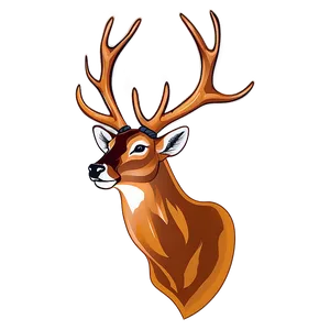 Elegant Deer Antler Outline Png Ehg97 PNG image