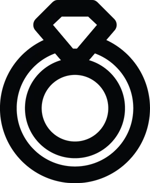 Elegant Diamond Ring Icon