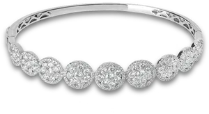 Elegant Diamond Tennis Bracelet PNG image