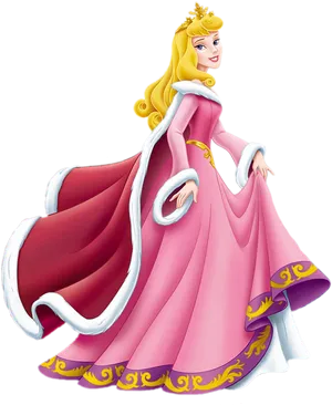 Elegant Disney Princess Aurora PNG image