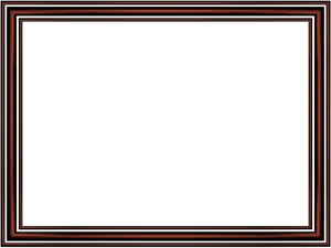 Elegant Double Border Frame PNG image