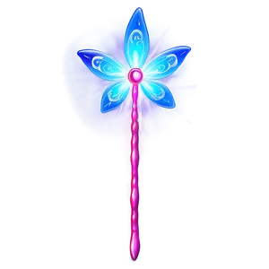 Elegant Fairy Wand Png 06292024 PNG image