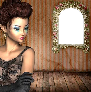 Elegant Fantasy Female Portrait