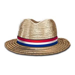 Elegant Farmer Hat With Feather PNG 06212024