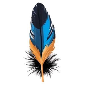 Elegant Feather Illustration Png 05042024 PNG image