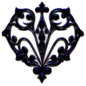 Elegant Filigree Design Png 06212024 PNG image