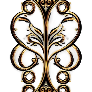 Elegant Filigree Design Png Pfl2 PNG image