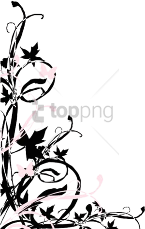 Elegant Floral Design Wedding Card Background PNG image