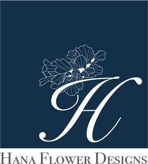 Elegant Floral Monogram Hana Flower Designs PNG