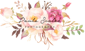 Elegant Floral Photography Logo PNG image