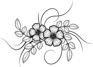 Elegant Floral Sketch