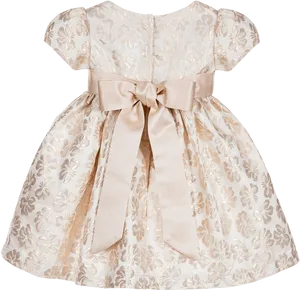 Elegant Floral Toddler Dress.png PNG image