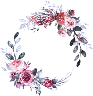 Elegant_ Floral_ Wreath_ Artwork.png PNG
