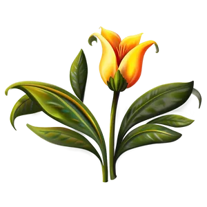 Elegant Flower Clipart PNG Wkl PNG