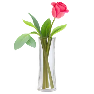 Elegant Flower Vase PNG Fwt66