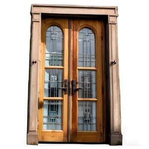 Elegant French Door PNG Dkg