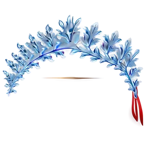 Elegant Frost Border PNG 06282024