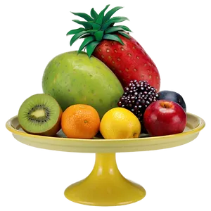 Elegant Fruit Display Png 06132024 PNG image