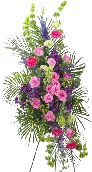 Elegant_ Funeral_ Floral_ Tribute.png PNG image