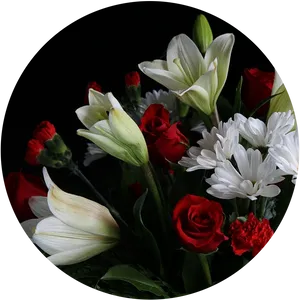Elegant_ Funeral_ Flowers_ Bouquet PNG image