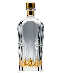 Elegant Glass Liquor Bottle Png 06132024 PNG image