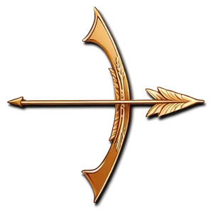 Elegant Gold Arrow Design Png 06212024 PNG image