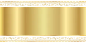 Elegant Gold Banner Design PNG image