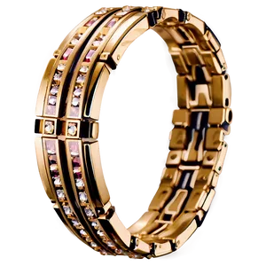 Elegant Gold Bracelet Png 15 PNG image