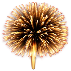 Elegant Gold Fireworks Explosion Png Orl32 PNG image