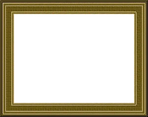 Elegant Gold Frameon Black