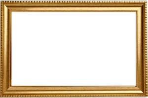 Elegant Gold Frameon Black