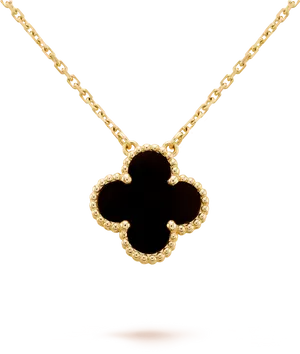 Elegant Gold Heart Pendant Chain PNG