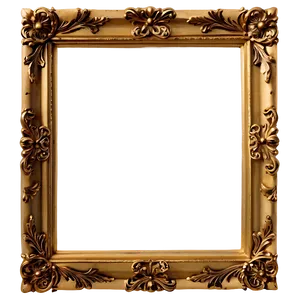 Elegant Gold Picture Frame Png Tun21 PNG image