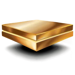 Elegant Gold Square Design Png 64 PNG image