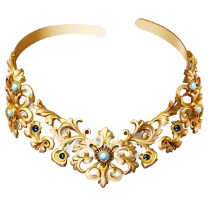 Elegant Gold Trim Png 06282024 PNG image