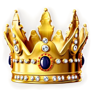 Elegant Golden Crown Png Giv PNG image