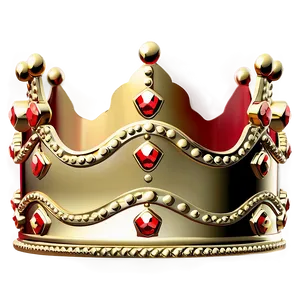 Elegant Golden Crown Png Snj52 PNG image