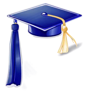 Elegant Graduation Cap Clipart 06262024