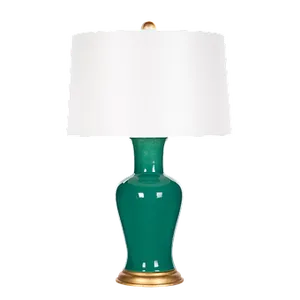 Elegant Green Table Lamp