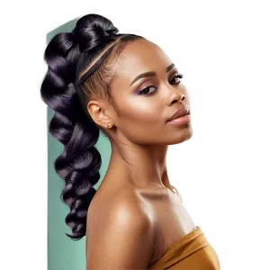 Elegant Hair Edges Png 52 PNG image