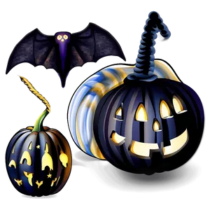 Elegant Halloween Decorations PNG 88