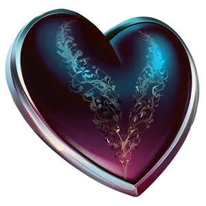 Elegant Heart Vector Shape Png 06132024 PNG image