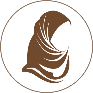 Elegant Hijab Icon PNG image