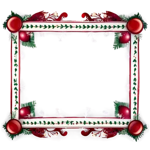 Elegant Holiday Border Png Ott PNG image