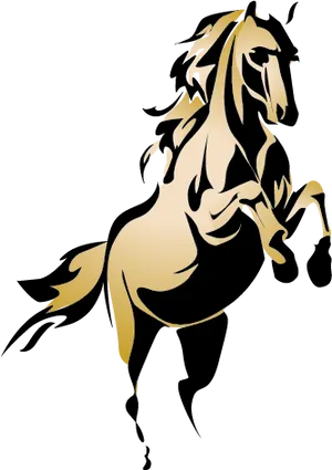 Elegant Horse Logo Design PNG