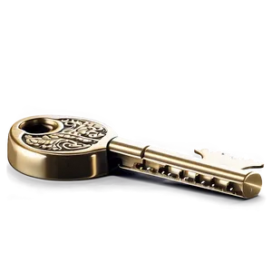 Elegant House Key PNG 06292024